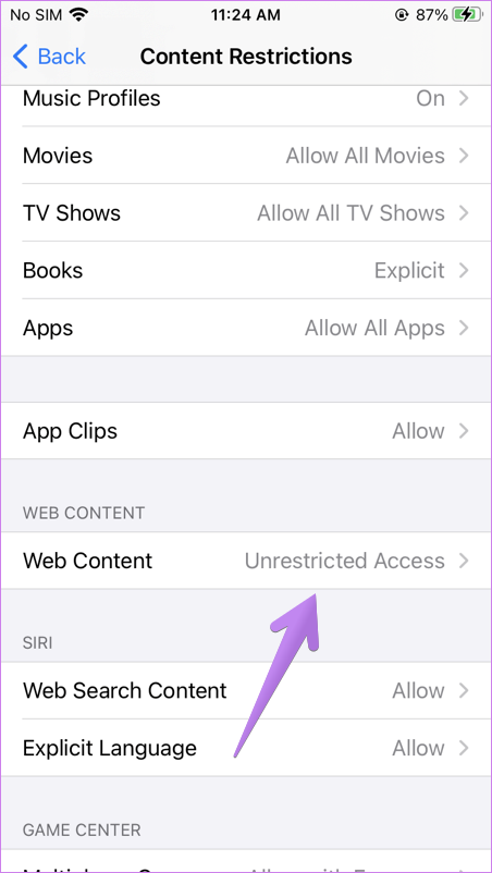 Safari not loading webpages iphone ipad 5