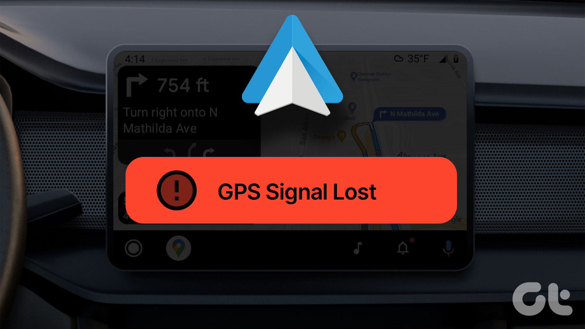 Android Auto GPS signal lost