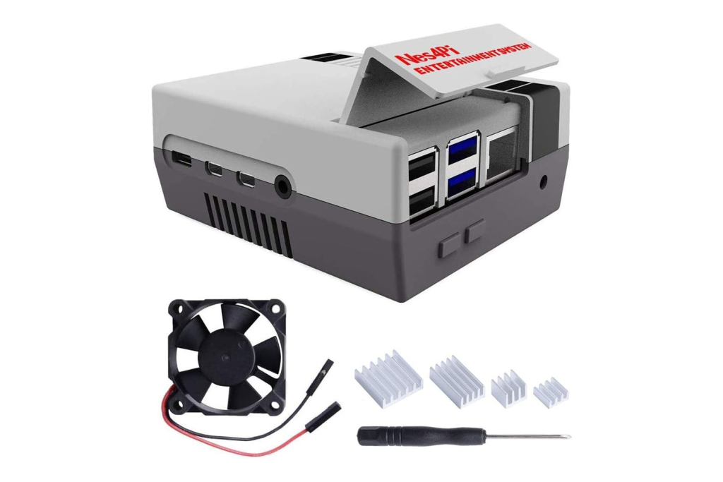 GeeekPi Raspberry Pi 4 Case, Raspberry Pi 4 Case with Cooling Fan