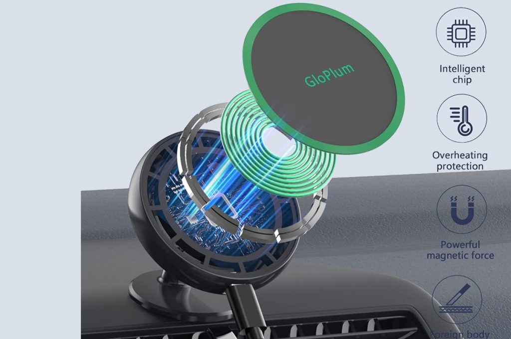 Go Plum Magnetic Wireless Car Charger Mount