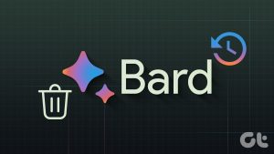 View and delete Bard history and activity data