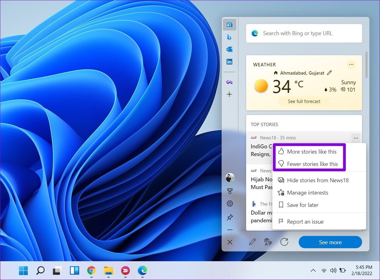 How to Use the Edge Bar in Microsoft Edge on Windows 11 - 70