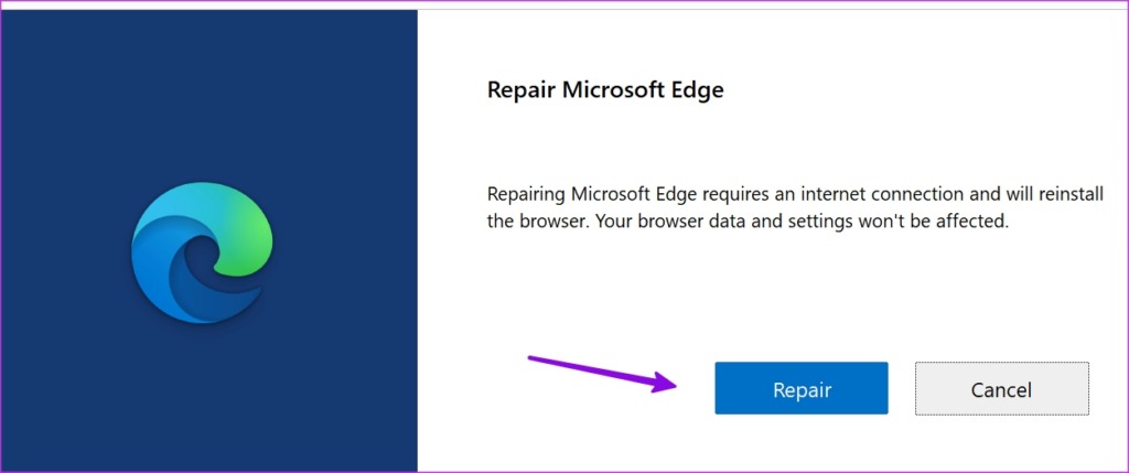 repair Microsoft Edge