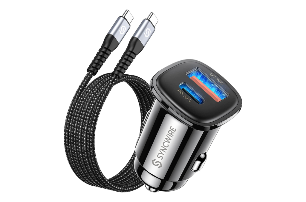 Syncwire USB-C multiport car charger