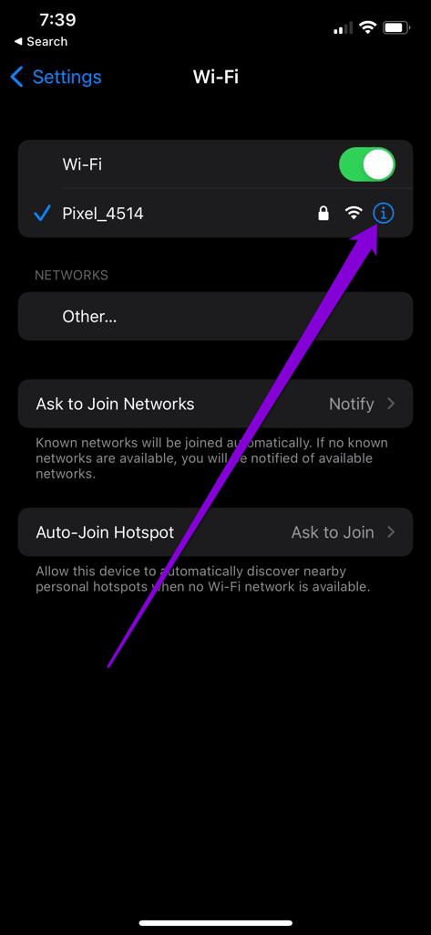 Wi-Fi Networks on iPhone