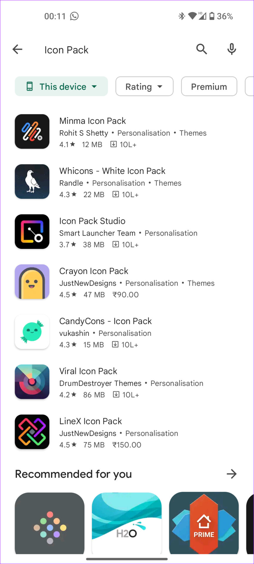 list of icon packs