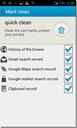 1 Click Cleaner For Android 3