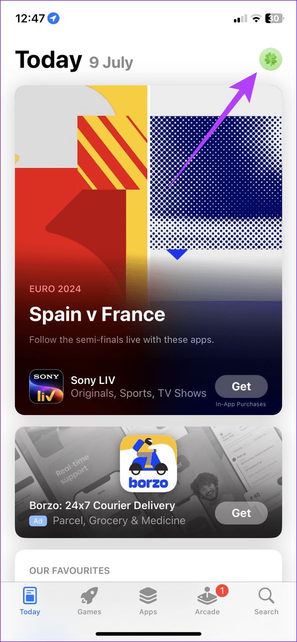 1 open App Store - 1