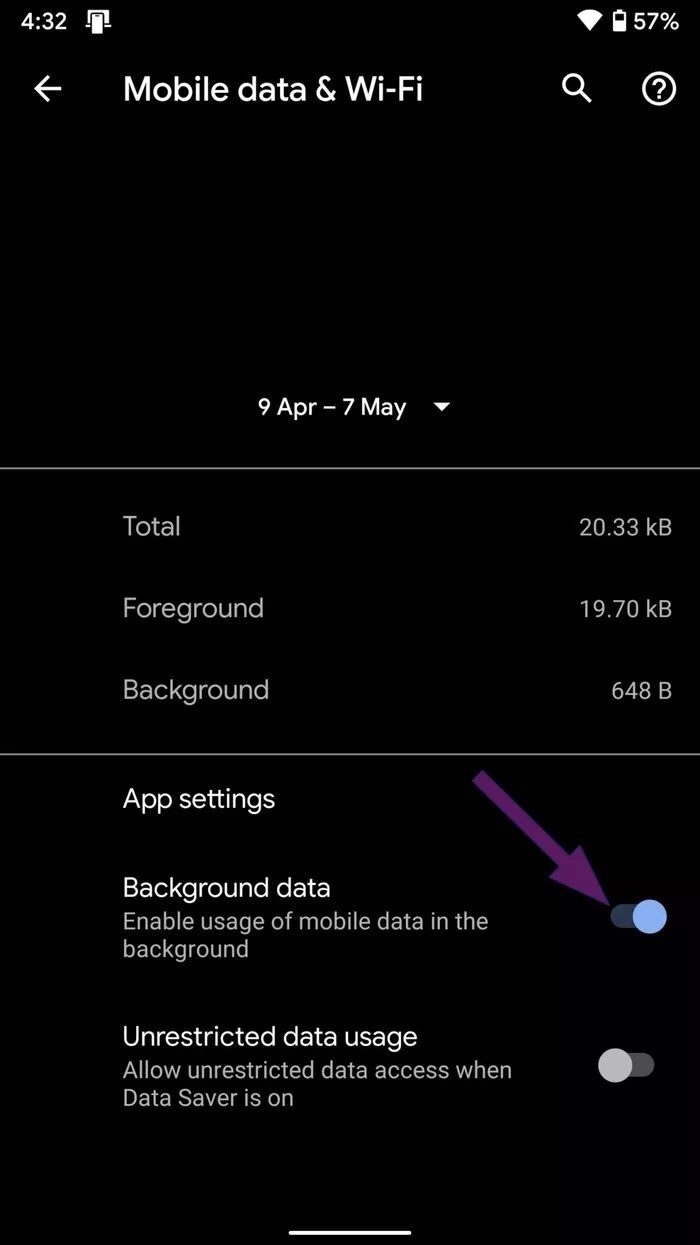 1 telegram android background data