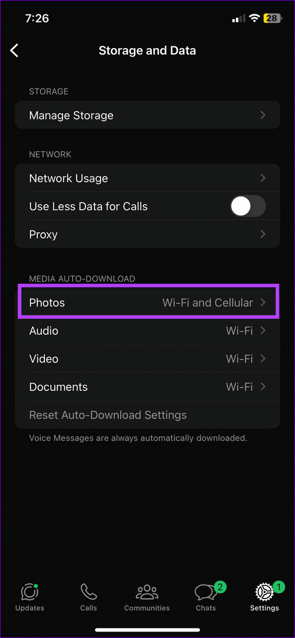 10 Configure photos auto download