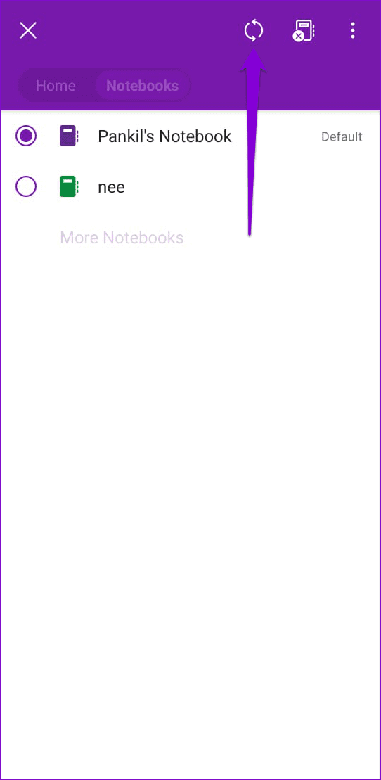 10 Sync Notebook on OneNote for Android