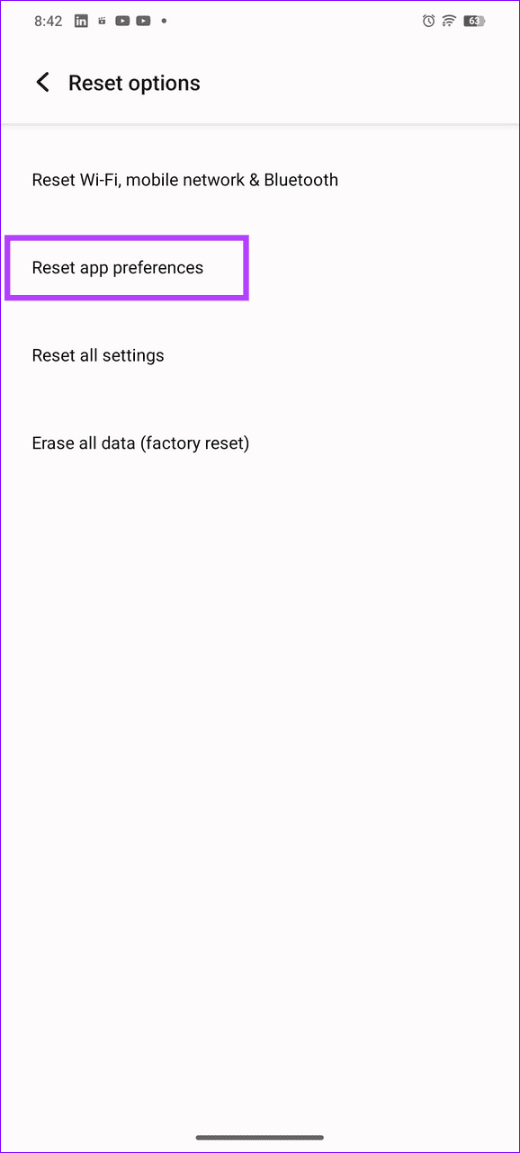 10 reset app preferences