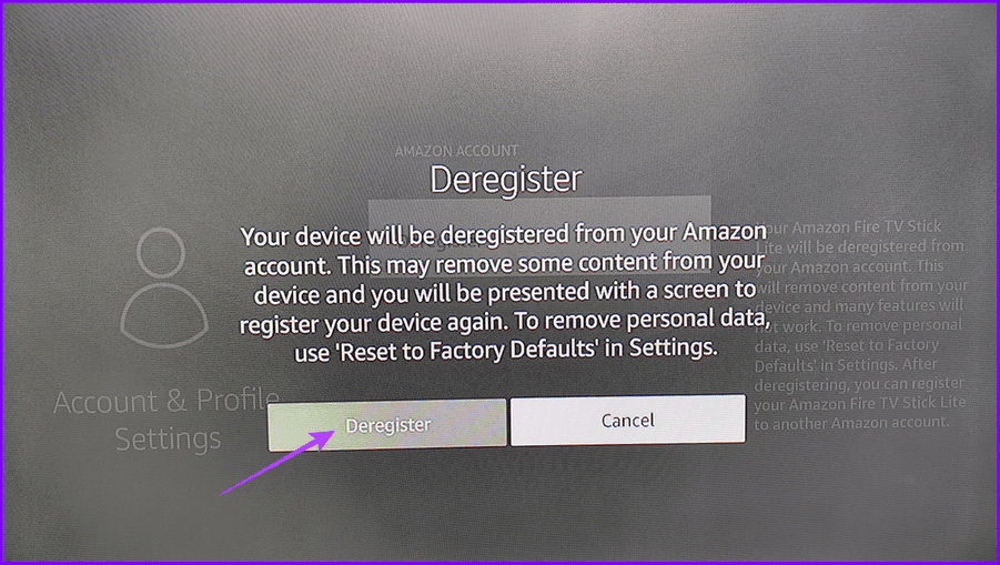 10 select Deregister