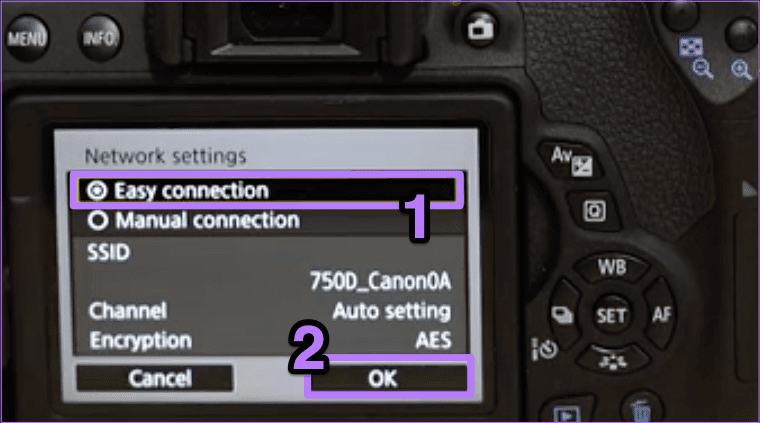 107  Connect Your Canon Eos 750 D To Your Android Phone Via Wi Fi  You Tube