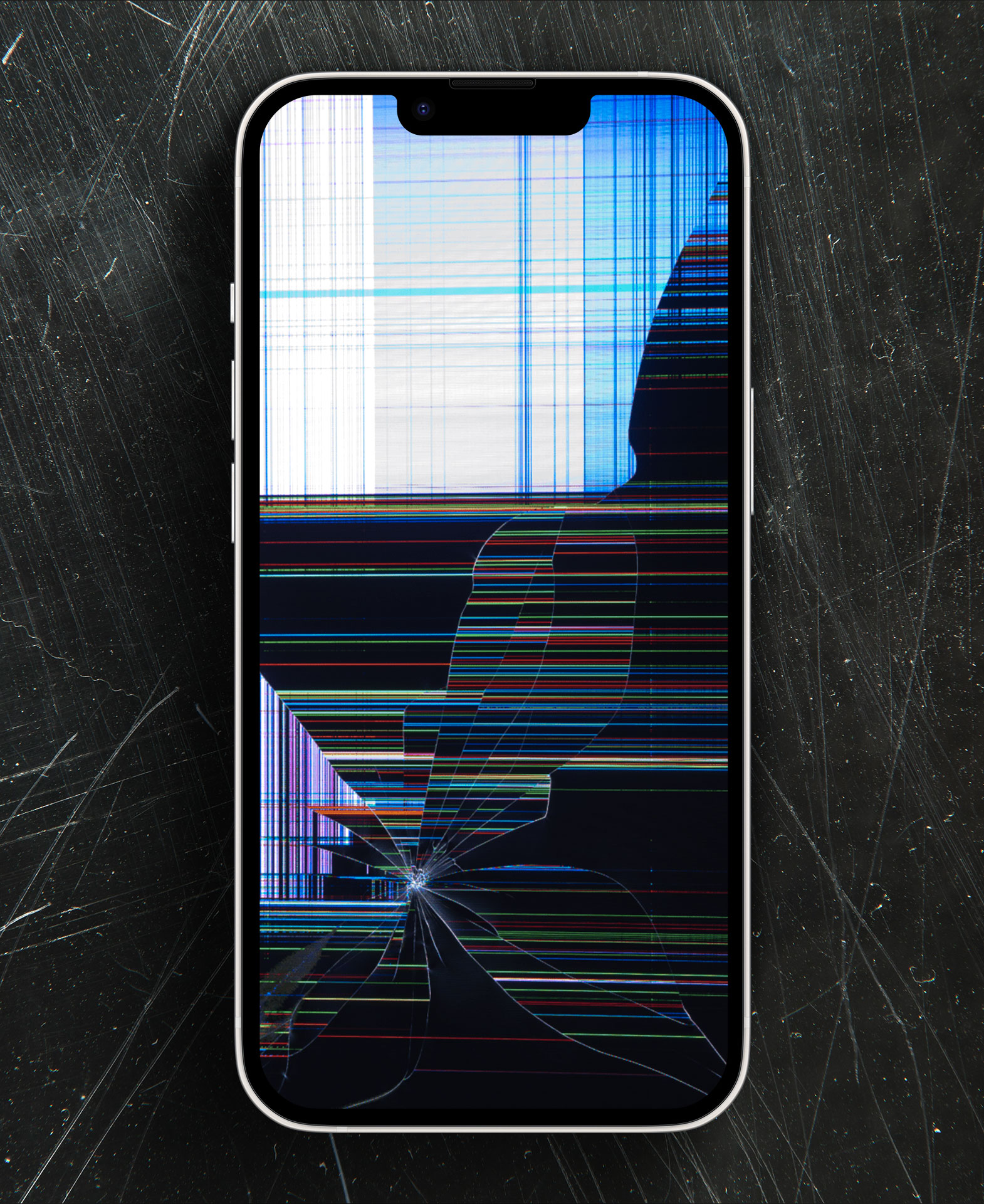 glitch broken screen wallpaper Download