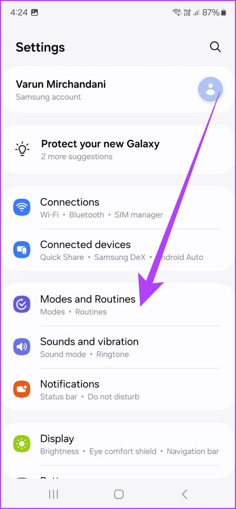 11.1 Modes head over to Settings Modes and Routines