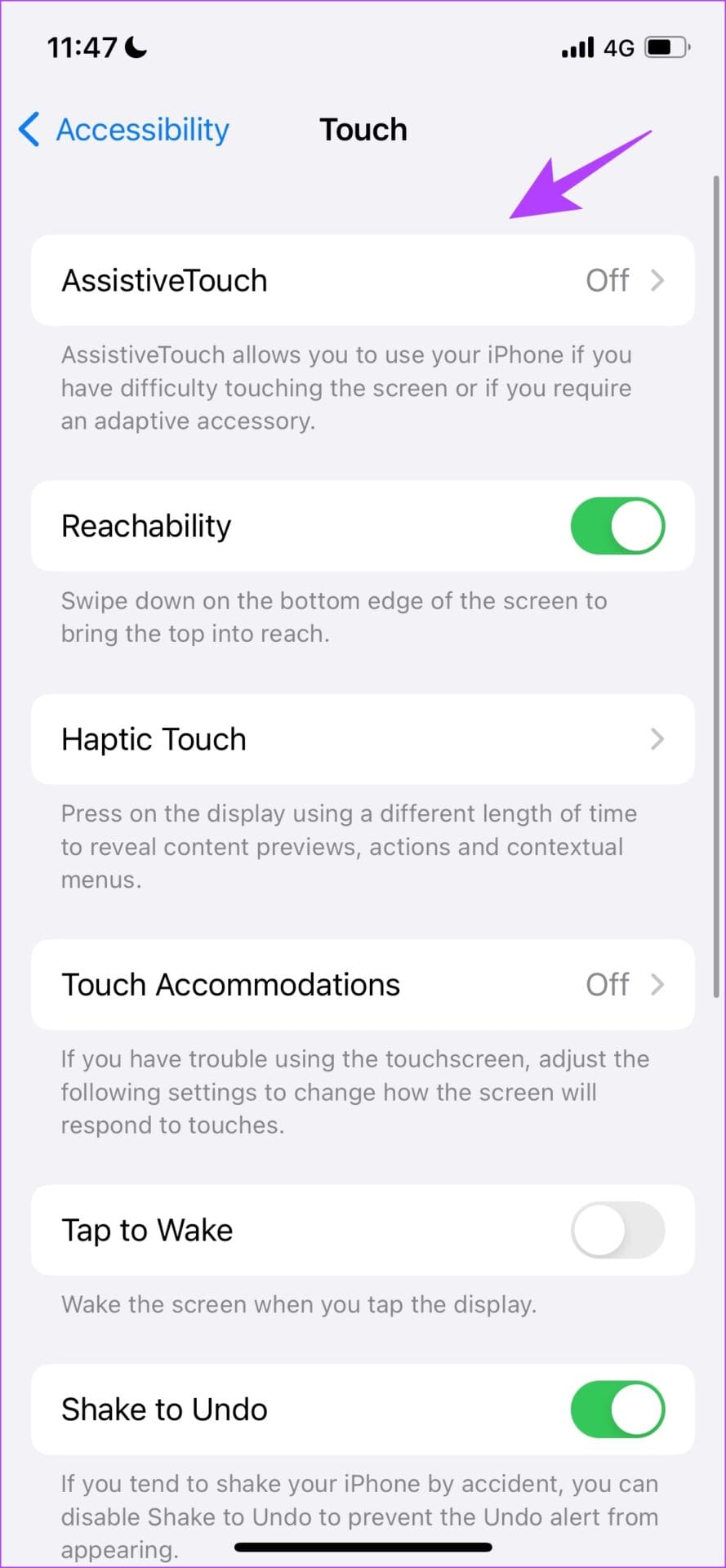 12 Select Assistive Touch
