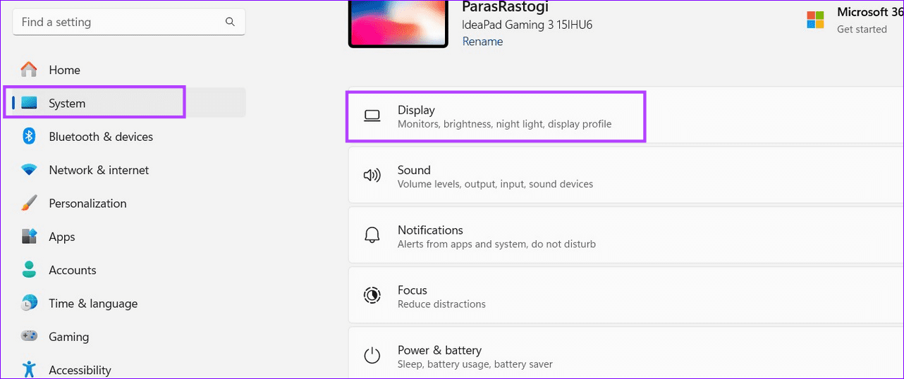 12 configure dispaly options