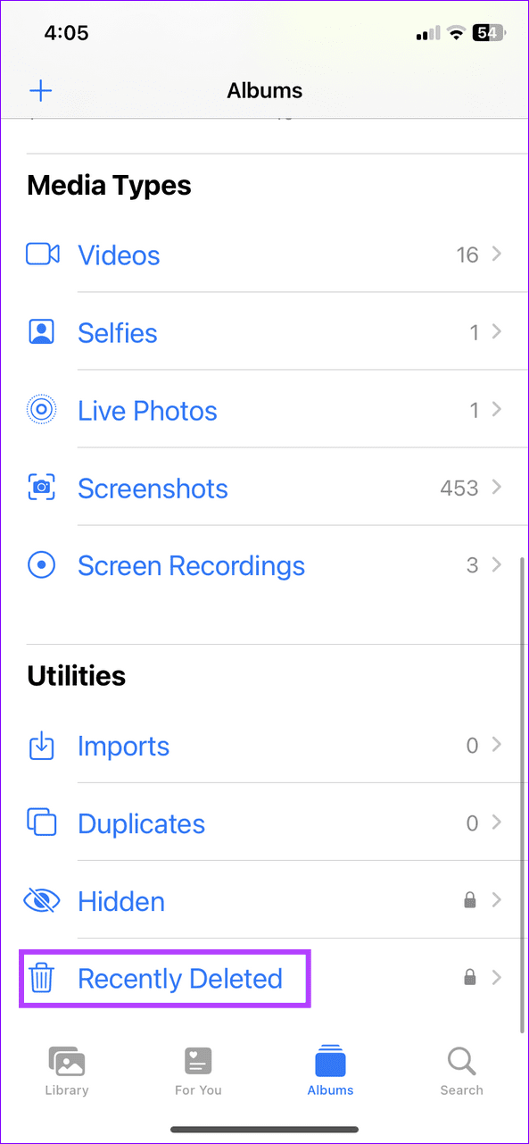 12 open recently deleted album
