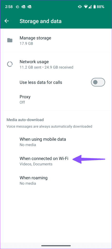 12 select connection settings to download video 1