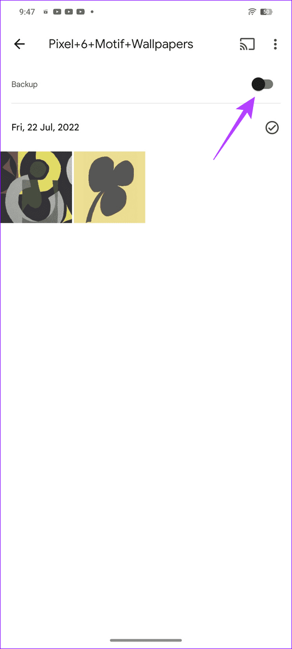 13 enable backup for folder