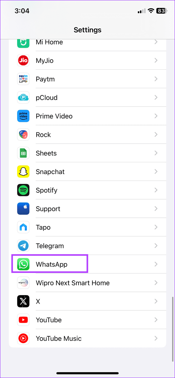 14 WhatsApp settings
