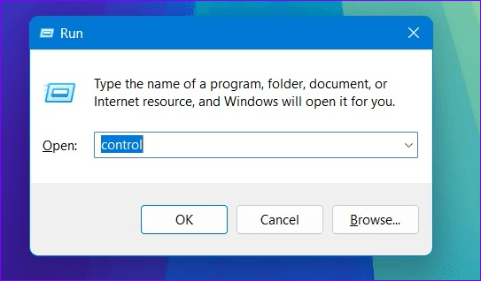 14 open control panel via run dialog