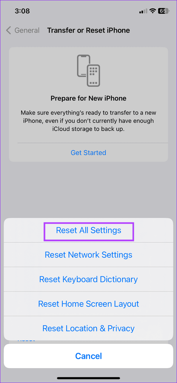 14 reset all iPhone settings