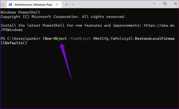 Windows Firewall Run Command 5 Ways to Reset Firewall Settings on Windows 11 - Guiding Tech