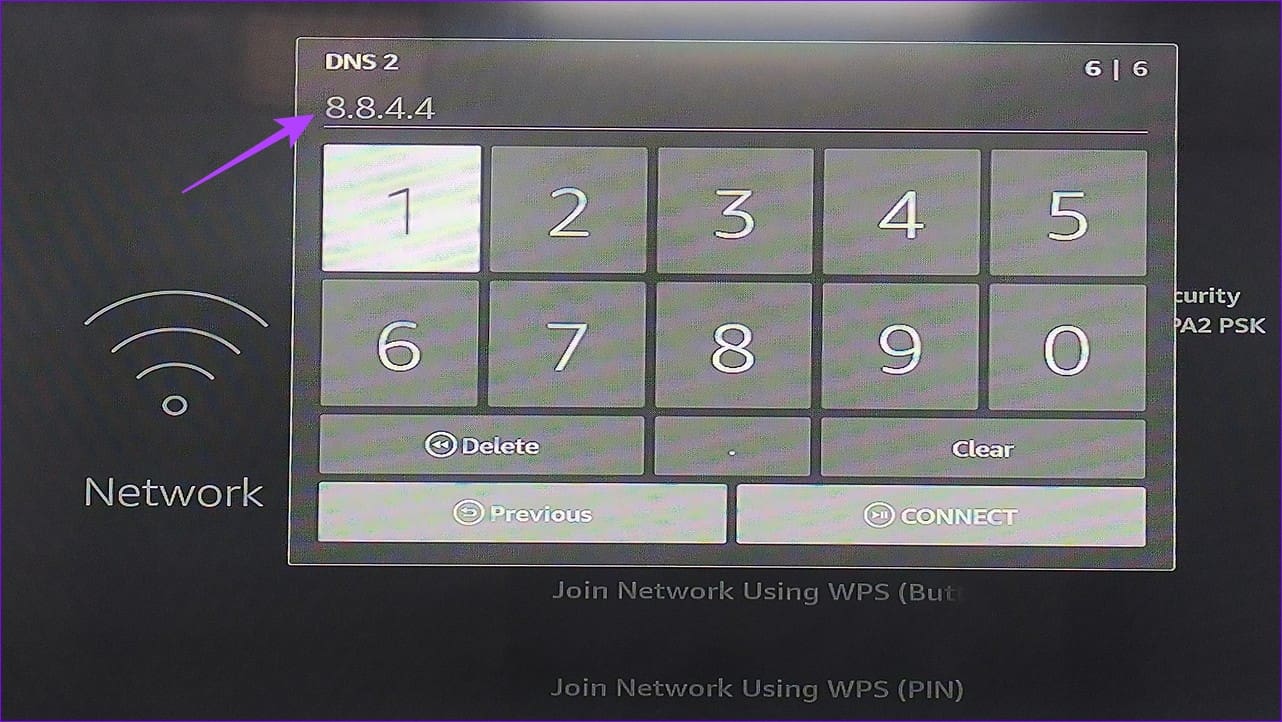 14 set secondary DNS