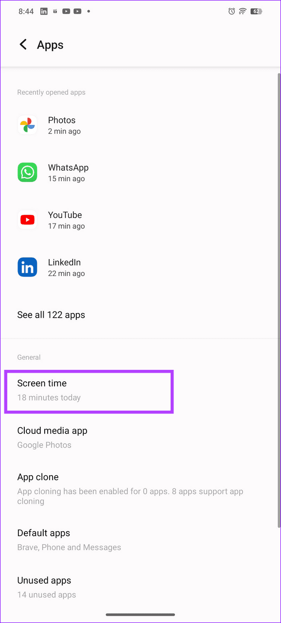 15 configure screen time