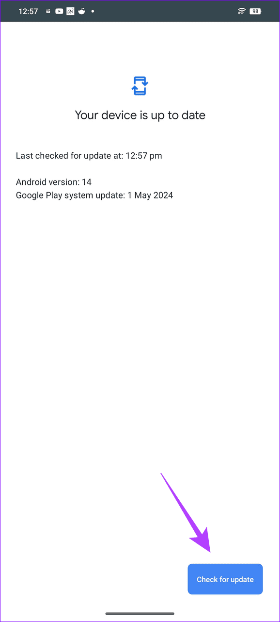 15 install Google Play System Update