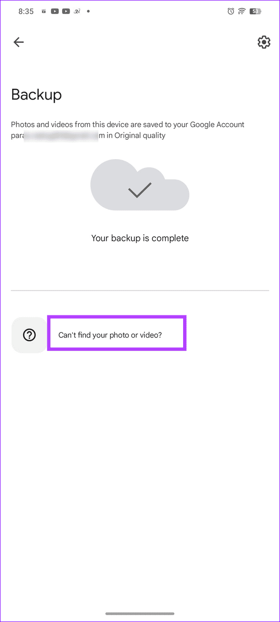 15 select cant find photo or video