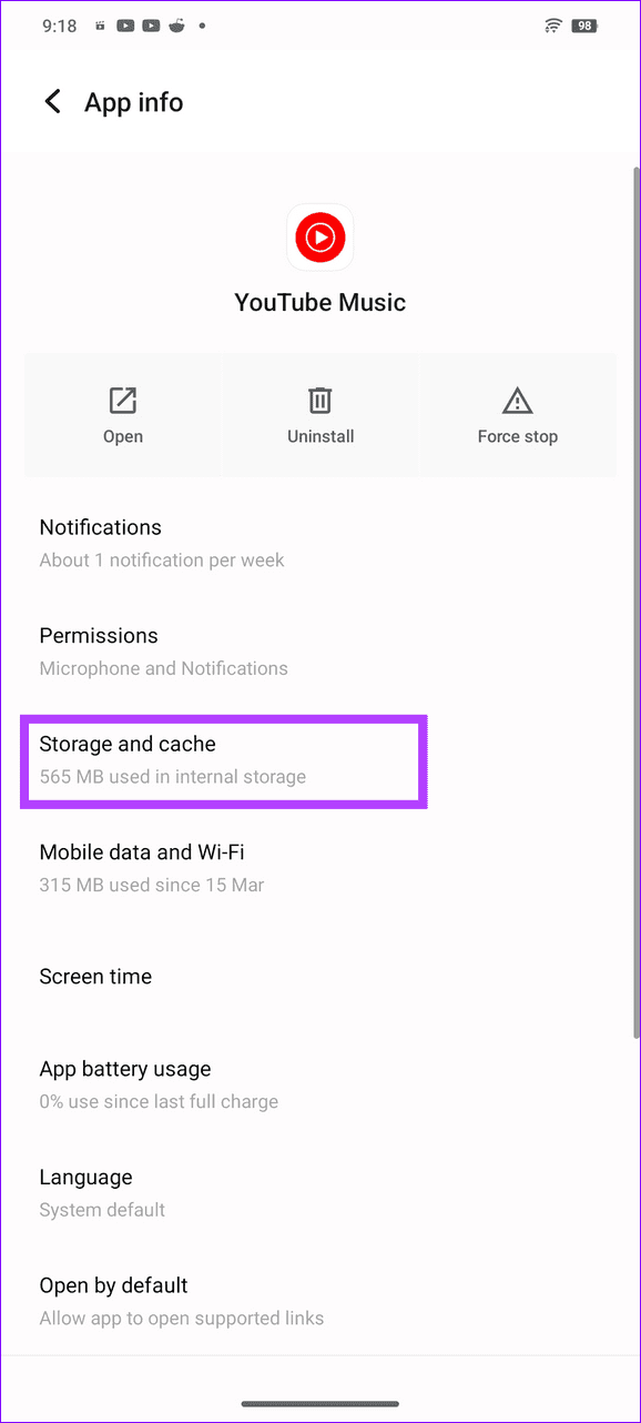 15 select storage and cache