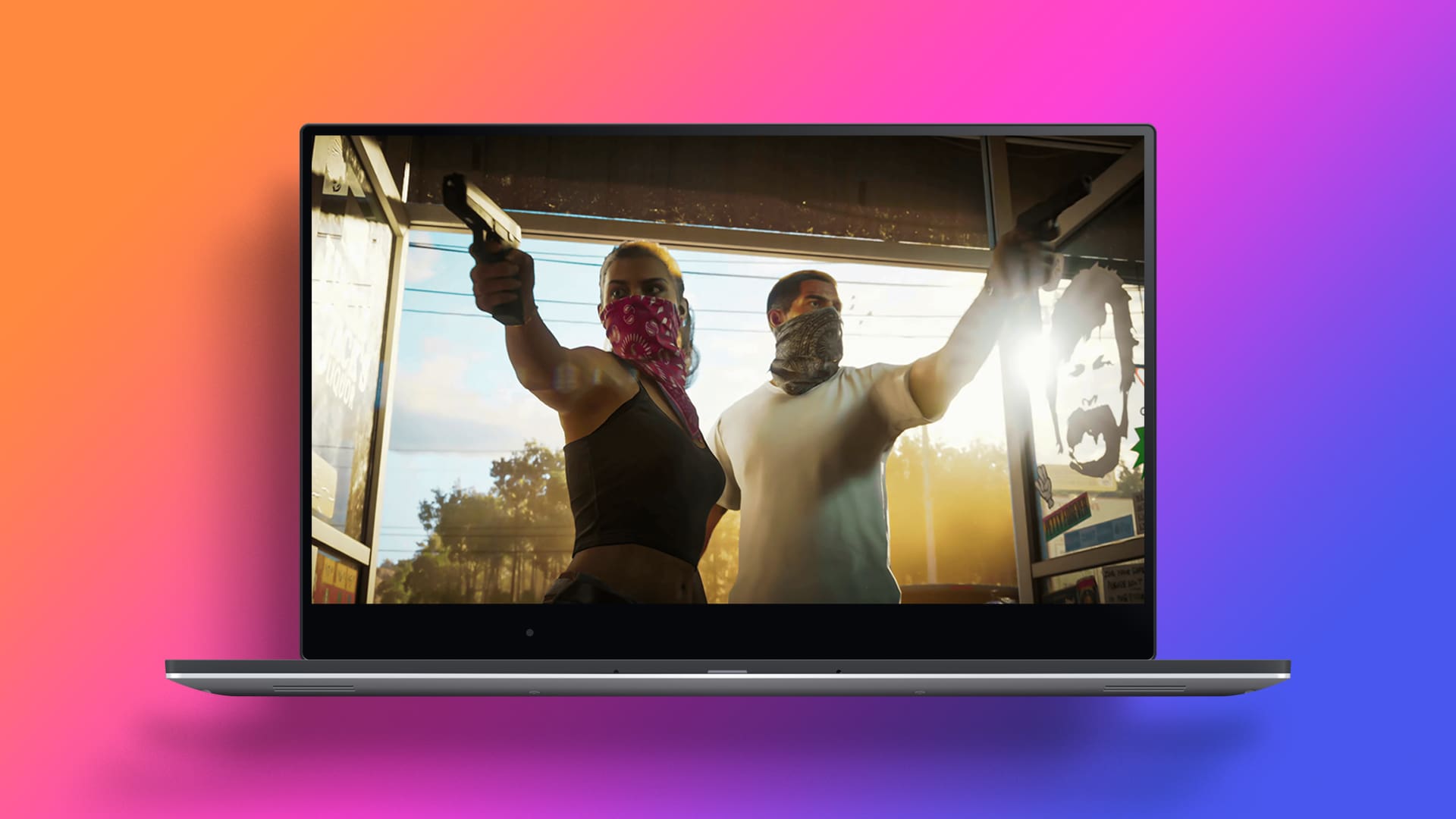 Jason and Lucia in action as shown in GTA 6 trailer