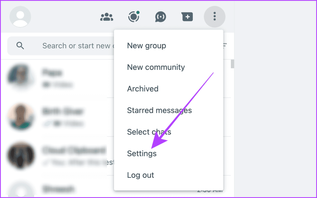 16 WhatsApp web settings 1