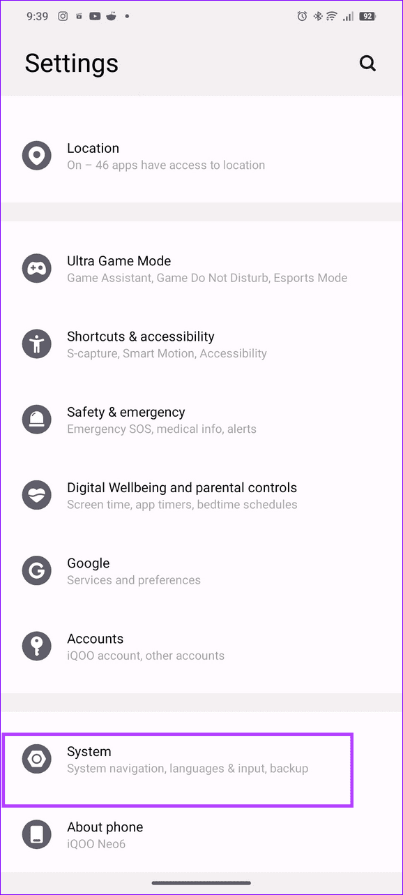 17 Android system settings