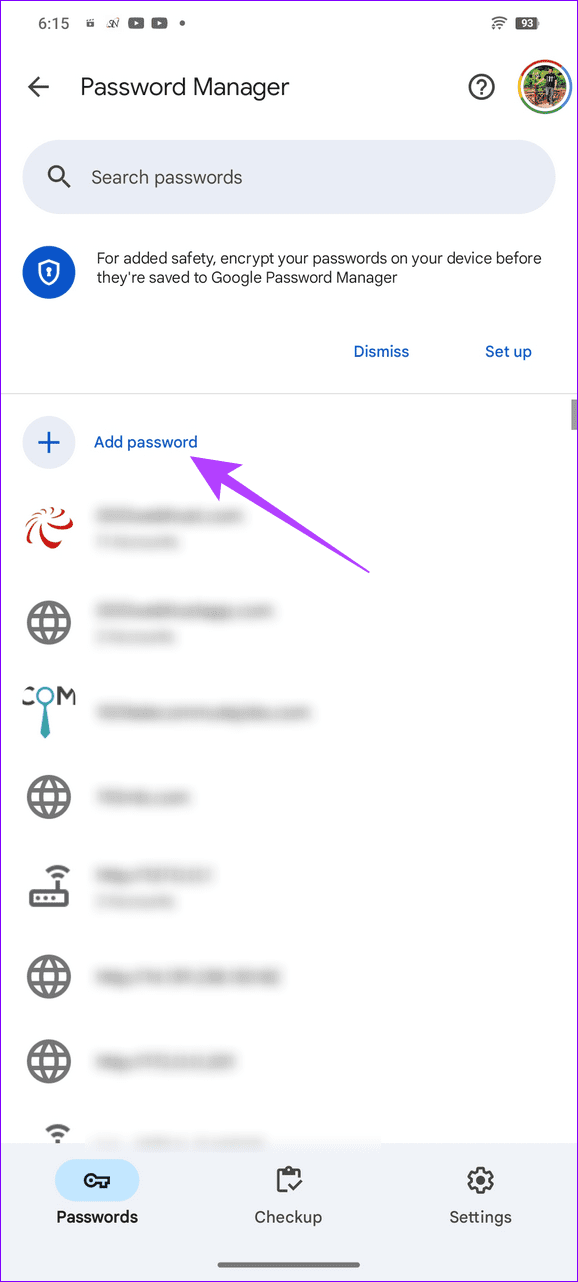 17 add a new password