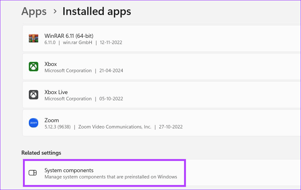 18 open system components - 18