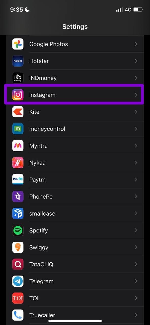 App List on i Phone