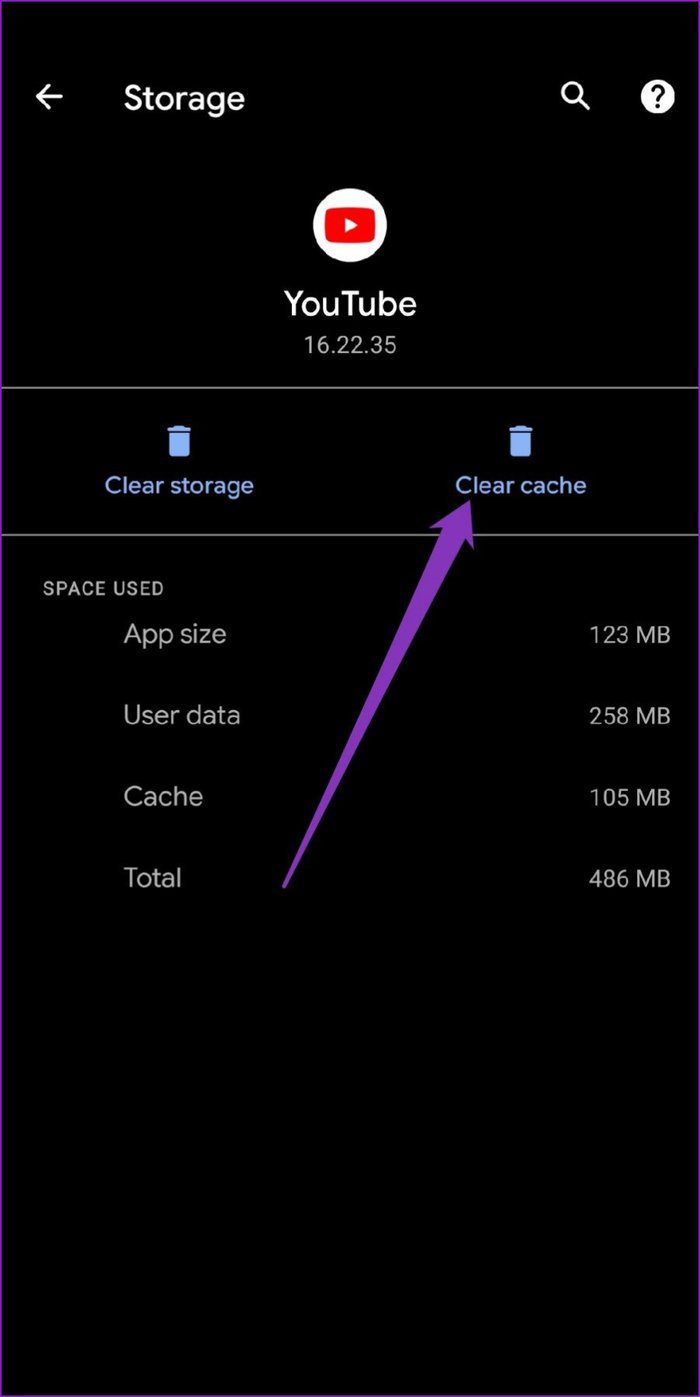 Clear You Tube Cache