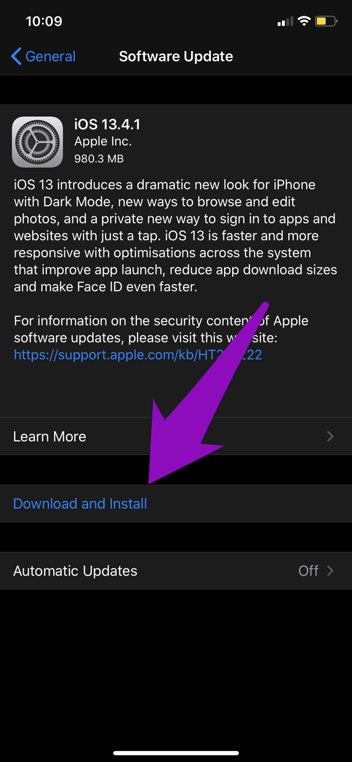 Fix iphone app store not downloading apps 12