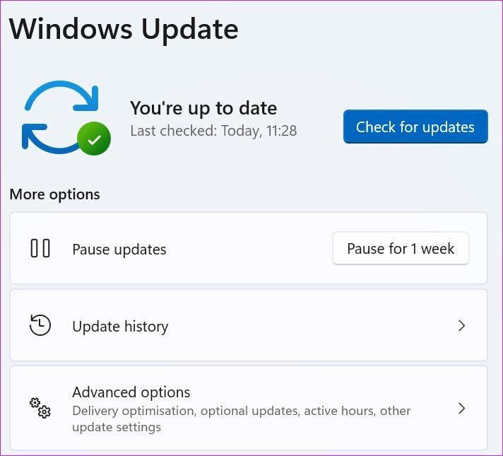 Update windows
