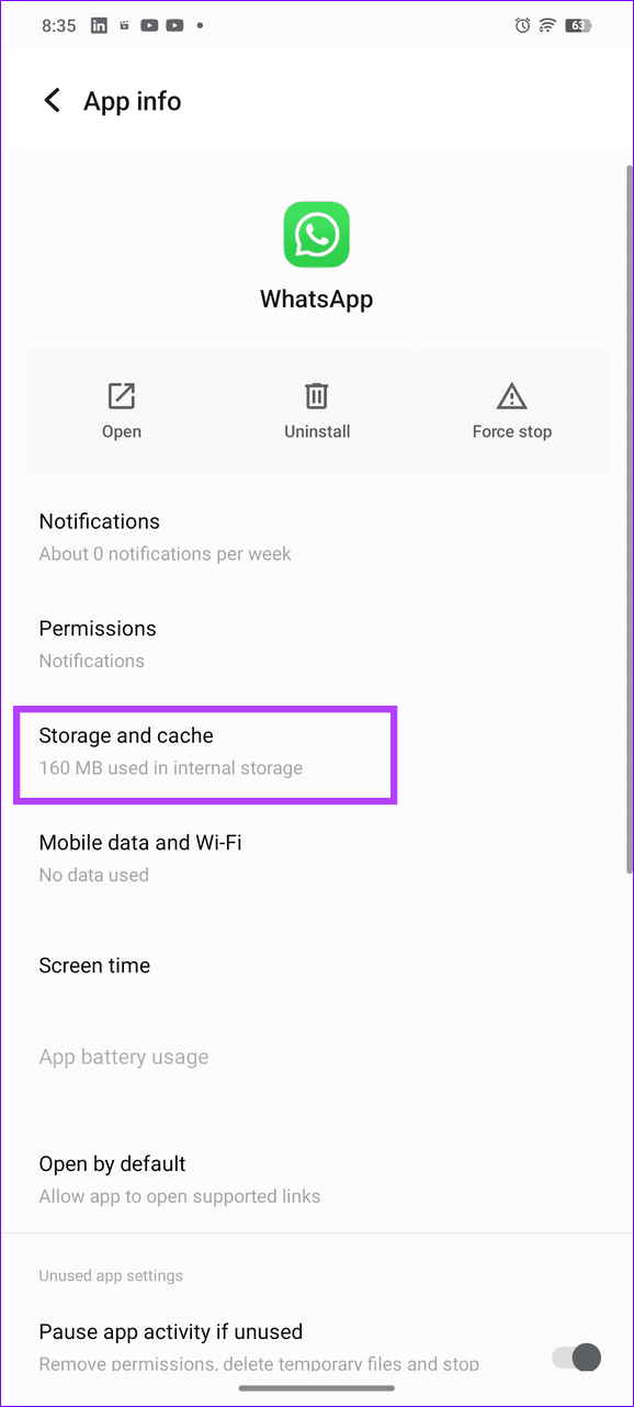 2 configure storage and cache