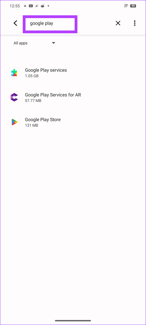 2 search Google Play