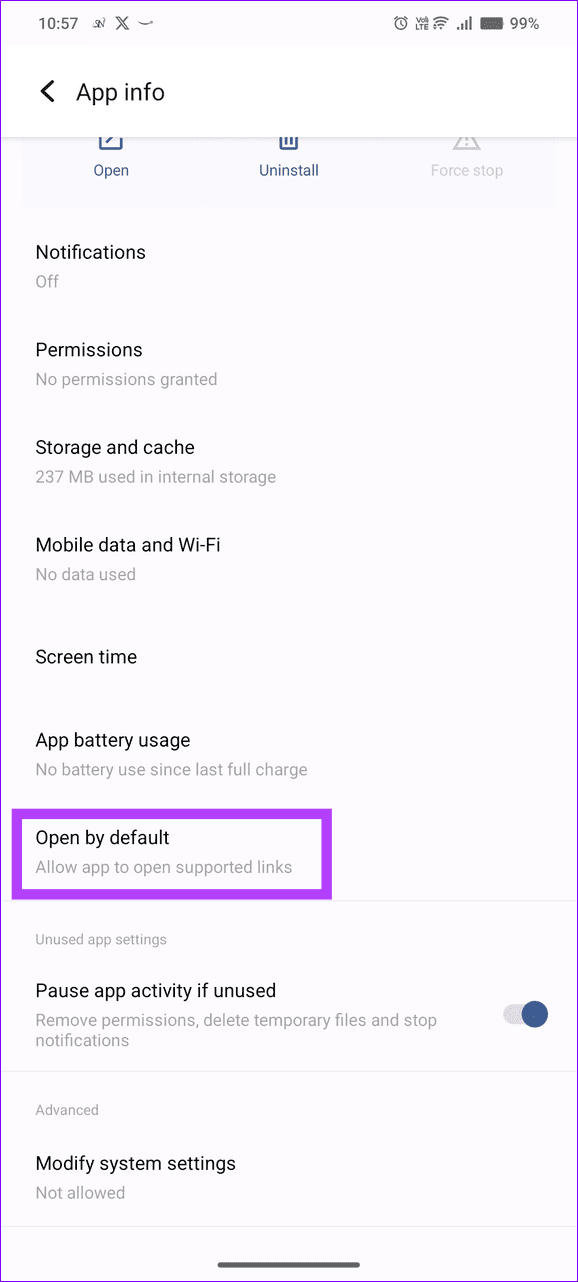2 select open by default settings