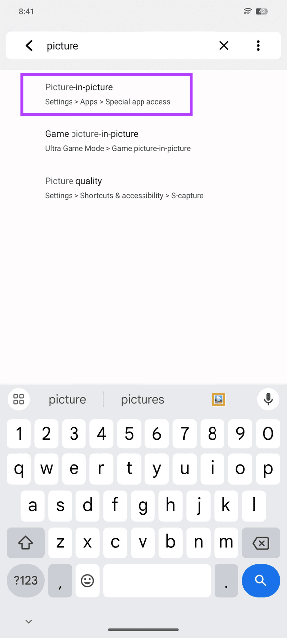 2 select picture in picture