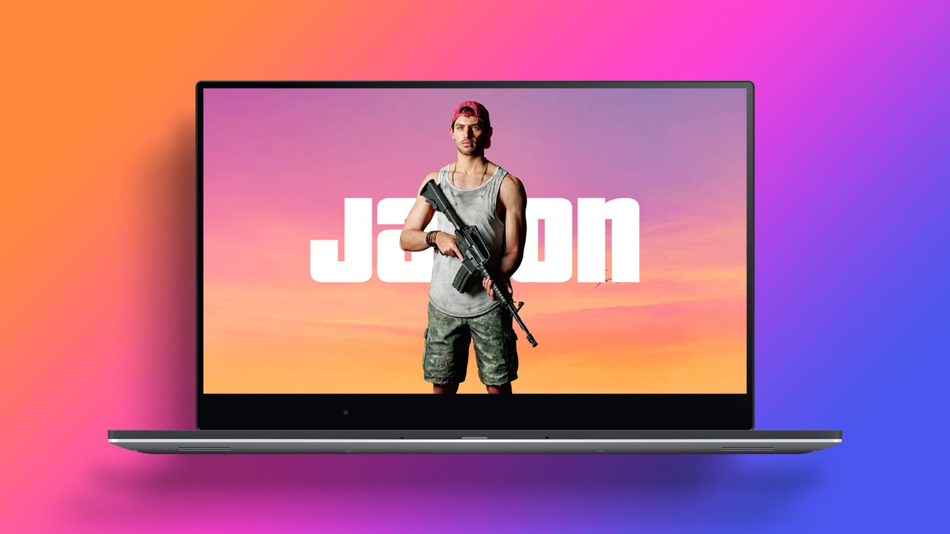 GTA 6 Main Character Jason holding a gun - 2
