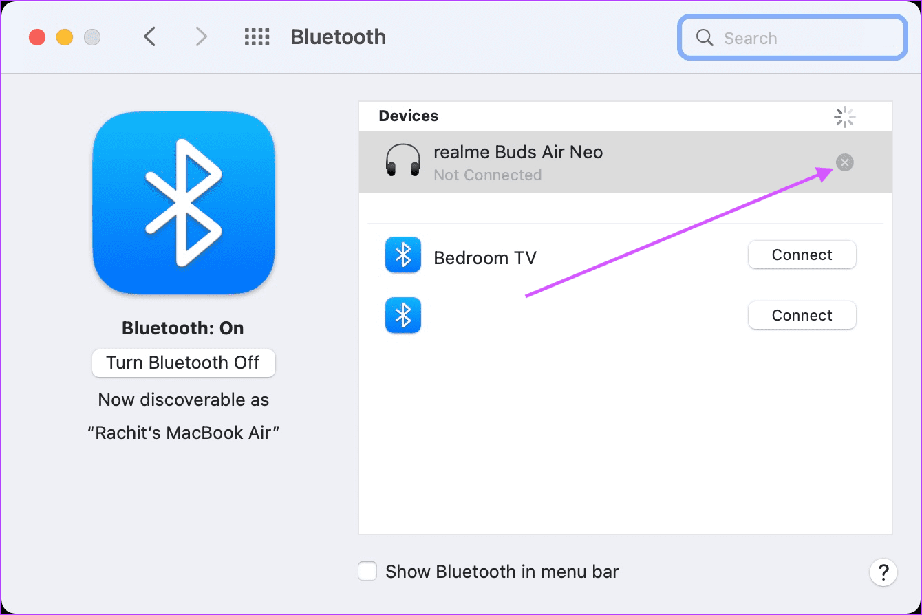 2. Remove and Reconnect All Bluetooth Devices 3