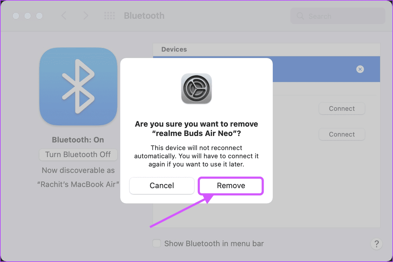 2. Remove and Reconnect All Bluetooth Devices 4